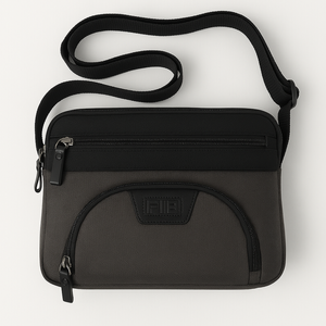 Fib Byron East West Sling Shoulder  Travel Adjustable Strap Black