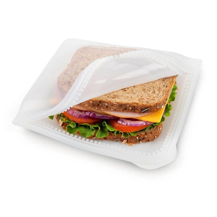 Progressive Prokeeper 19cm Silicone Dual Zipper Bag - White