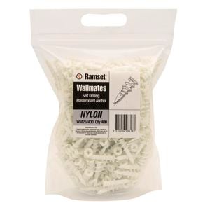 Ramset Nylon WallMate Anchor - 400 Pack