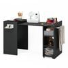 Advwin Computer Desk Folding Sewing Table Black