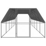 Andala Pets Outdoor Chicken Cage 3x12x2 m Galvanised Steel
