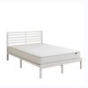 Zinus Double Kai Bamboo Metal Bed Frame & Bonnell Spring Mattress Set, Essential Inner Spring