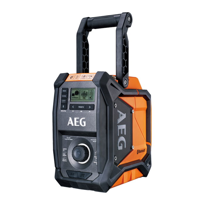AEG 18/240V Hybrid Bluetooth Jobsite Radio - Skin Only