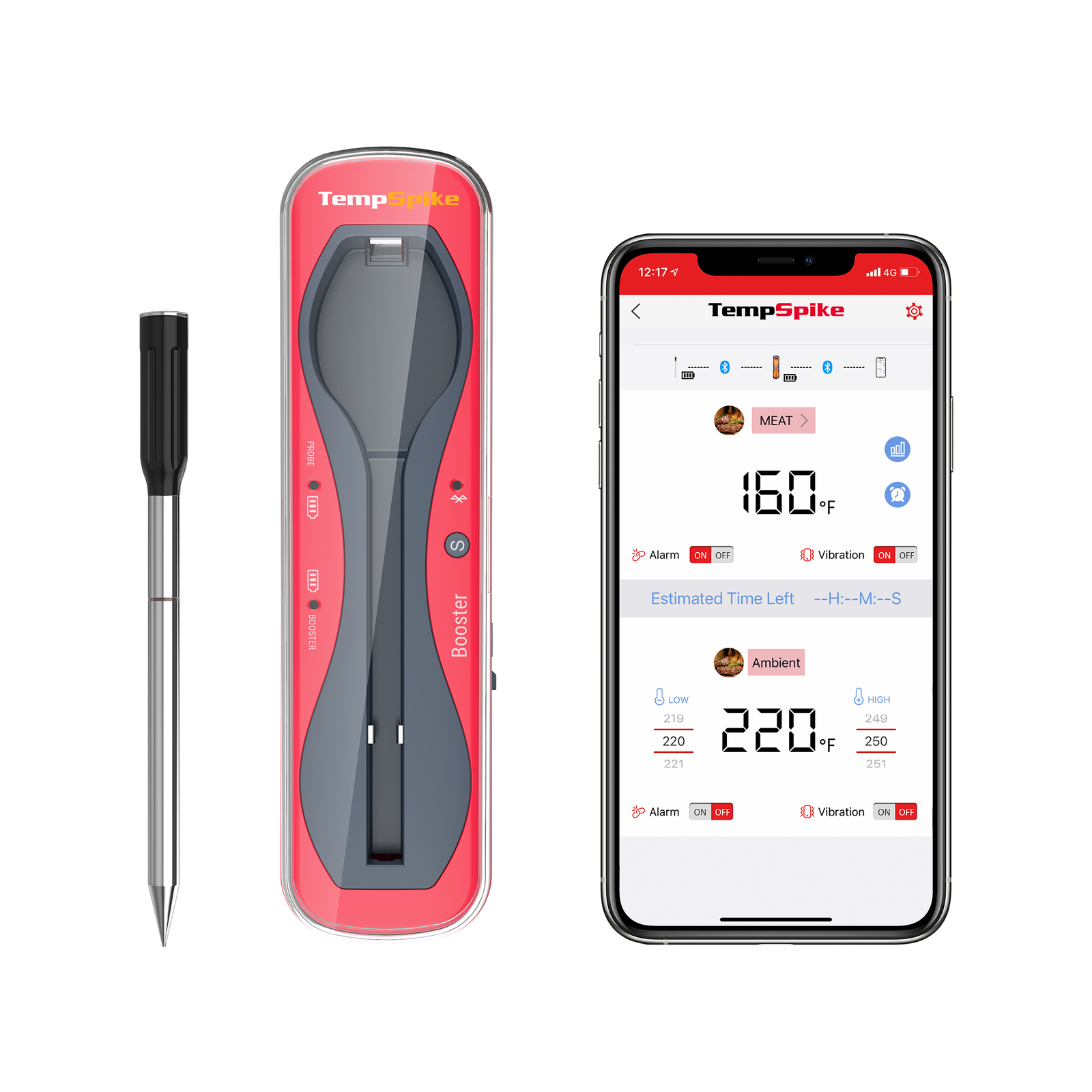 ThermoPro 960W TempSpike Premium Wireless Meat Thermometer With 500-Ft ...