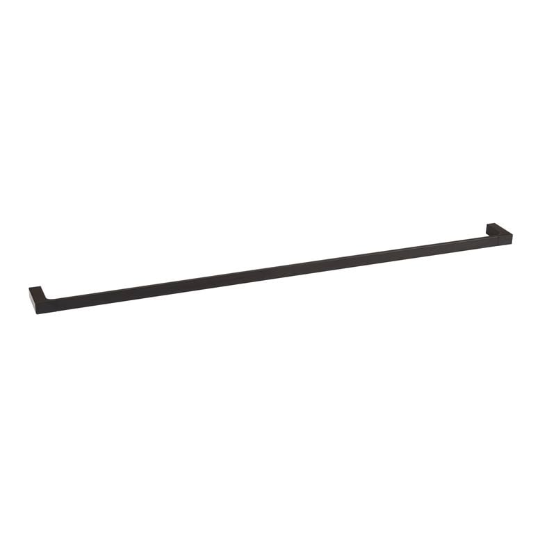 Rumba 900mm Matte Black Single Towel Rail