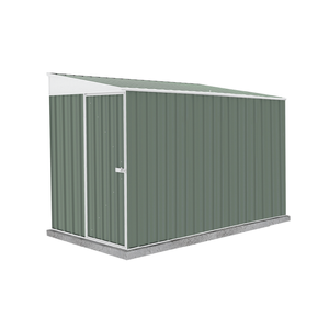 Absco Sheds 1.52 x 3.0 x 2.06m Pale Eucalypt Narrow Single Door Garden Shed