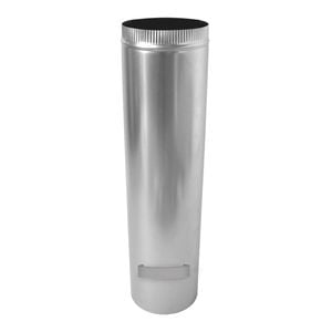 Scandia 8" x 1m Galvanised Steel Casing Length - 8" galvinised