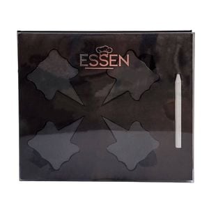 4pc Essen Slate Cheese Markers 6x5x6 w/ Chalk Pencil Kitchen Utensils Grey