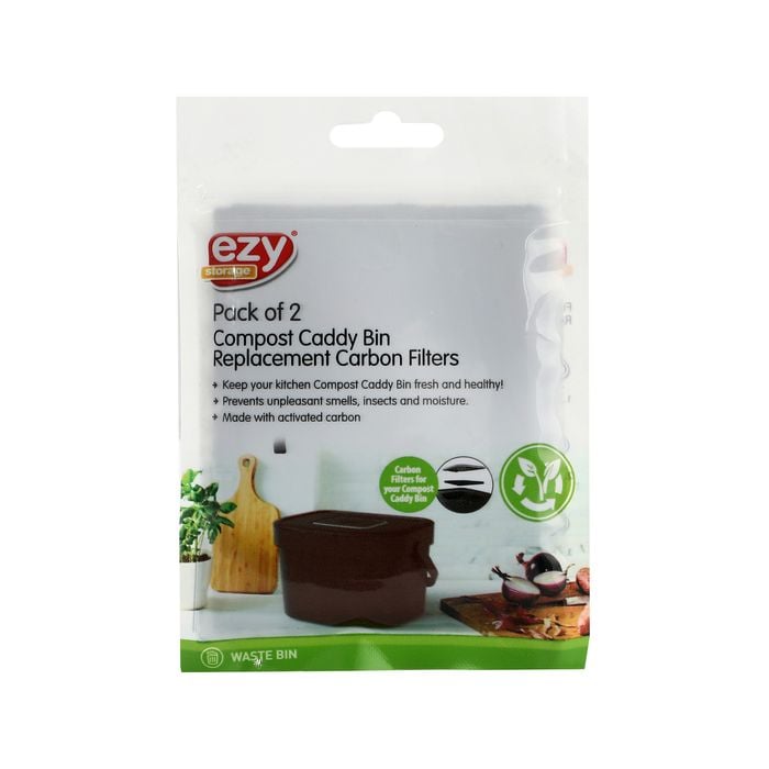 Ezy Storage Compost Carbon Filter Replacement - 2 Pack