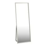 Oikiture 166x60cm Rectangle Wooden Full Length Mirror Floor Mirrors White