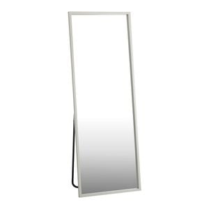 Oikiture 166x60cm Rectangle Wooden Full Length Mirror Floor Mirrors White