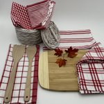 RANS Milan Tea towels 5 Pack - Red