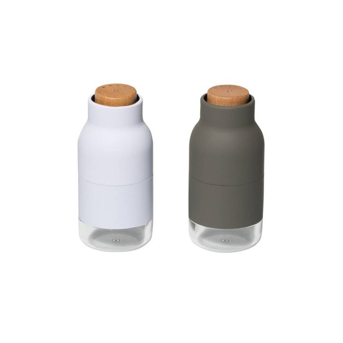 Wilkie Brothers Salt and Pepper Mill Set - Monochrome 12cm