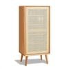 MIUZ Solid Timber Shoe Storage Cabinet Drawers Side Table Nightstand Wood Bedsid