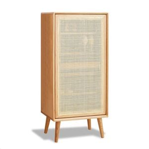MIUZ Solid Timber Shoe Storage Cabinet Drawers Side Table Nightstand Wood Bedsid