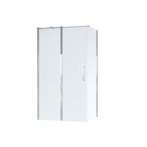 Rick McLean's Bathware 1200mm Silver Hi Line Semi Frameless Shower Screen