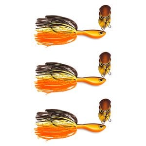 3x Rapala 10cm Rap V Pike Bladed Jig 21g Fishing Lures - Crawdad