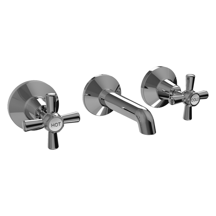 Ezyfix Chrome Lead Free Classic Bath Set