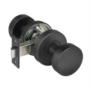 Delf Matte Black Marbella Passage Knob Set