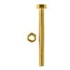 Pinnacle M5 x 50mm Yellow Zinc Bolt And Nut Set - 5 Pack