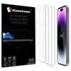 Icoverlover [4-pack] For Iphone 15 Pro Tempered Glass Screen Protectors