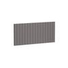 Kaboodle 900mm Smoked Grey V-Groove Slimline Door