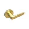 Ikonic Brushed Brass San Fran Privacy Leverset