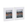 Nicola Spring Photo Frames with 5" x 7" Mount - 8" x 10" - White - Pack of 2