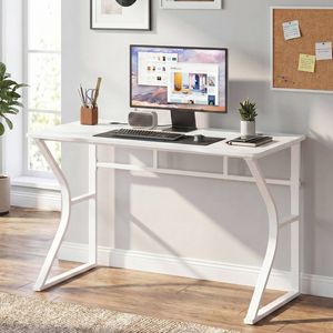 Advwin 120cm Computer Desk with 2 Cable Holes