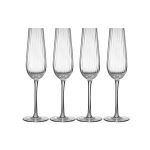 4pc Tempa Esme Clear Champagne Glass