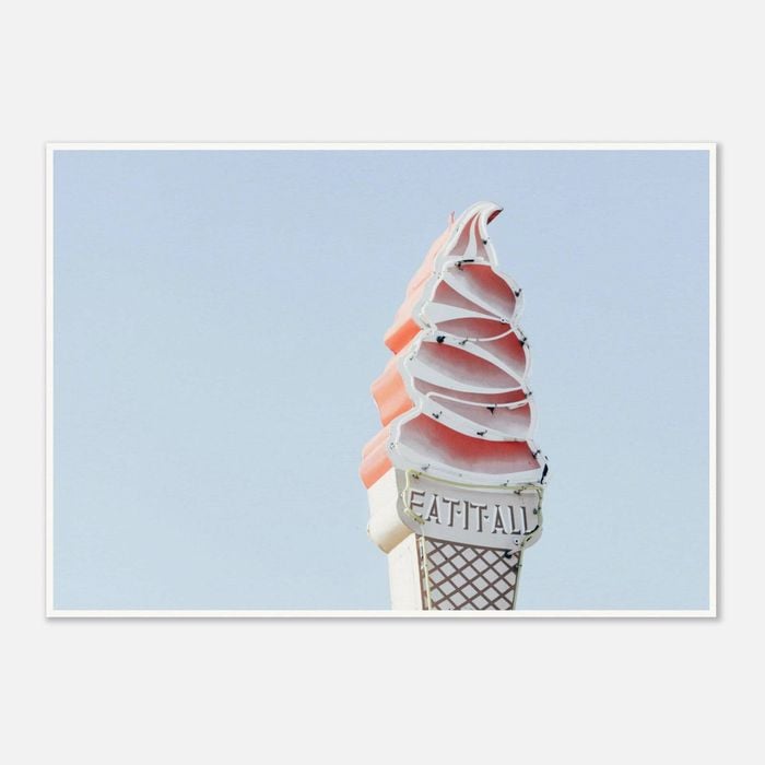 Galrie Eat it All Ice Cream | Fine Art Print Photography, Poster Only, A3 30 x 42cm (12 x 16inch)