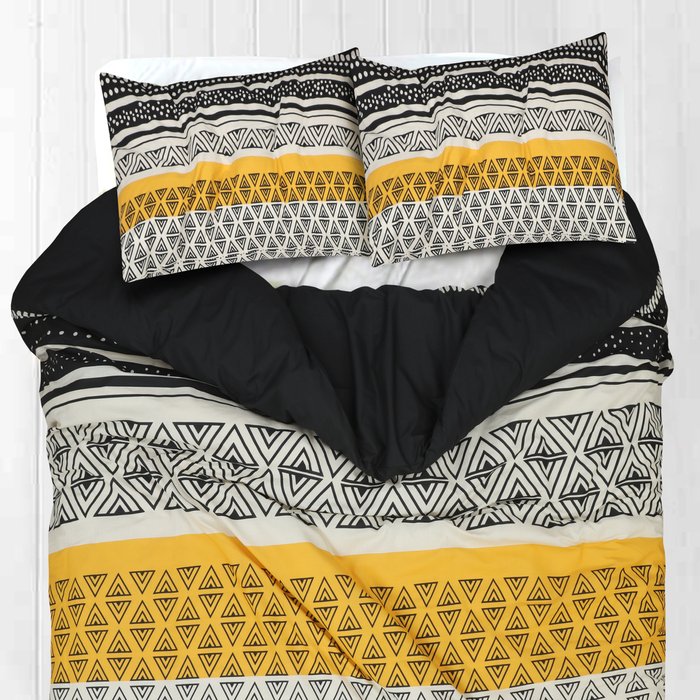 Amson Pure Cotton Super King Quilt Cover Set With Extra Standard Pillowcases - Jasper