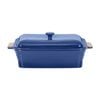 Chasseur Rectangular Baker With Lid 4L Blue
