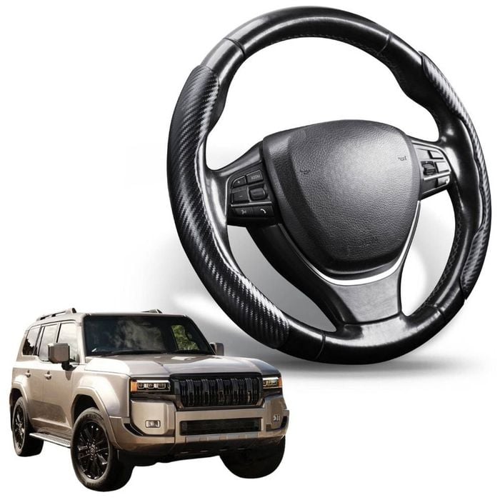 Segmented Steering Wheel Cover for Toyota LandCruiser Prado 2024 - Current (GX, GXL, VX, Altitude, Kakadu)