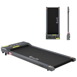 Everfit 2 In 1 Treadmill Electric Walking Pad Under Desk Home Gym Fitness 400mm Grey