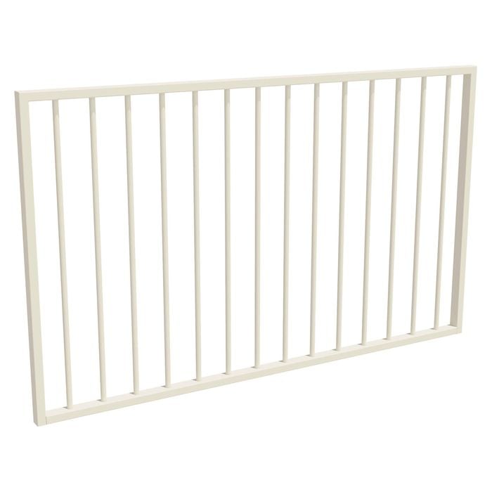 ProtectorAl 1201-1500 x 900mm Surfmist Aluminium Flat Top Garden Gate