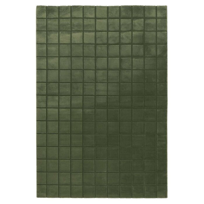 Loopsie-370cm X 280cm-jerada Textured Moss Green Rug