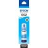 Epson Epson T552 Cyan Claria EcoTank 552 Ink Bottle Toner C13T06W292 Genuine Original