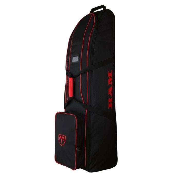 Ram Golf Sdx Wheeled Golf Travel Cover / Flight Bag - Red