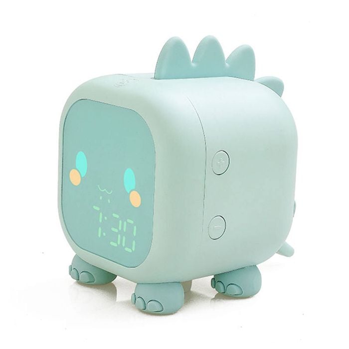 Catzon Dinosaur Digital Alarm Clock With Temperature Rechargeable For Kids