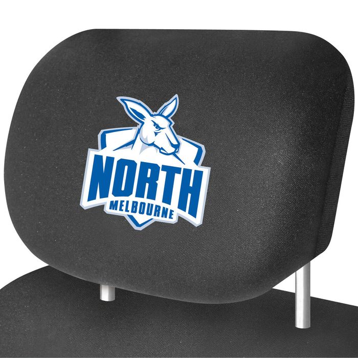 NORTH MELBOURNE KANGAROOS Official AFL Universal Headrest Cover Pairs