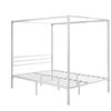 Zinus Quality Double Metal Canopy Bed Frame - White