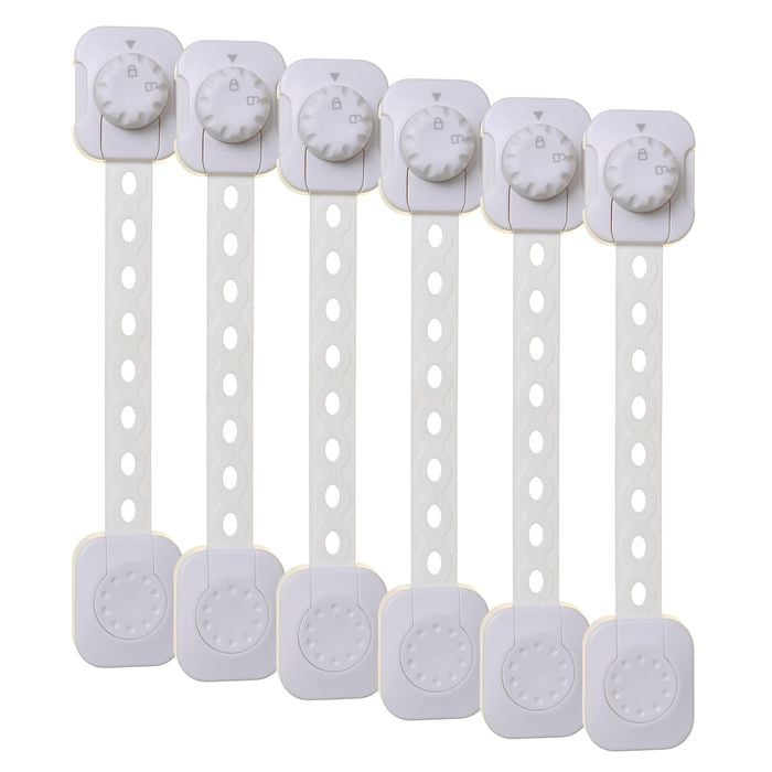 Dreambaby Child Safety Twist ‘N Lock Multi-Purpose Latch - 6 Pack