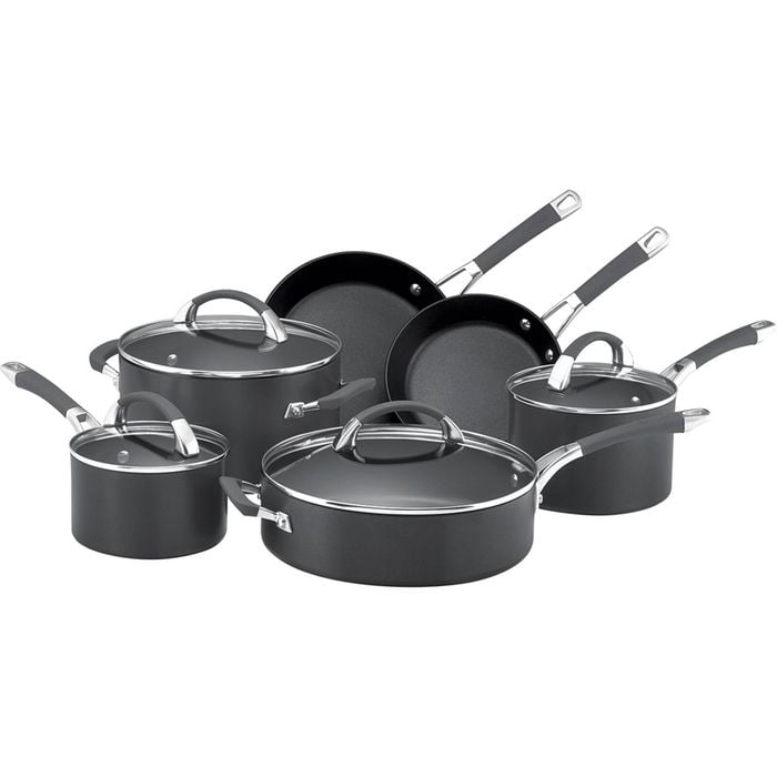 6pc Anolon Endurance+ Non-Stick Saucepan/Stockpot/Saute/Skillet Cookware Set
