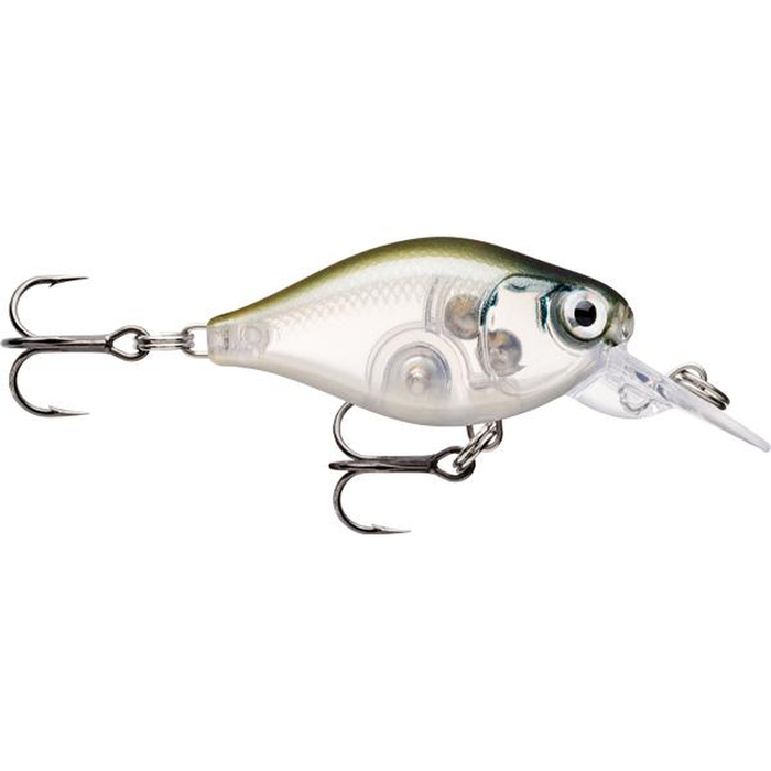 Rapala XLight Finesse Crank Mid Runner Hard Body Fishing Lure Ghost Shiner