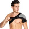 Fitness Master Adjustable Left Shoulder Support Heat Patch Protection Sports