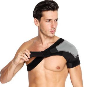 Fitness Master Adjustable Left Shoulder Support Heat Patch Protection Sports
