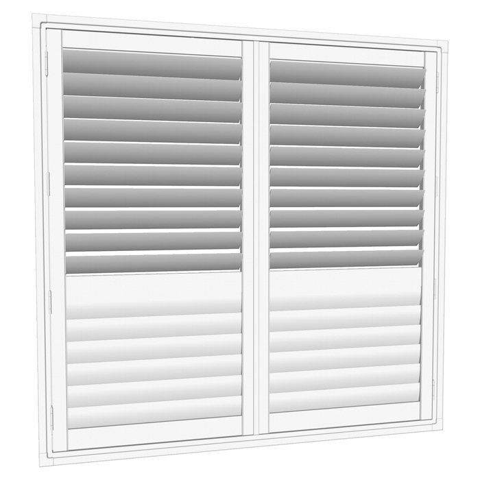 EasyAS 1510 x 1500mm White Adjustable Plantation Shutter