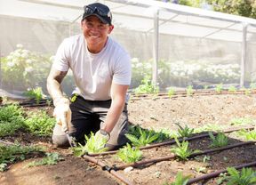Rob Ryan learned about irrigation systems on the job, and now has a successful flower farm business. 