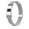 Smart Fitness Bracelet for Men & Women | HRV Stress Monitor & Pedometer | Android & iOS Mesh Silver